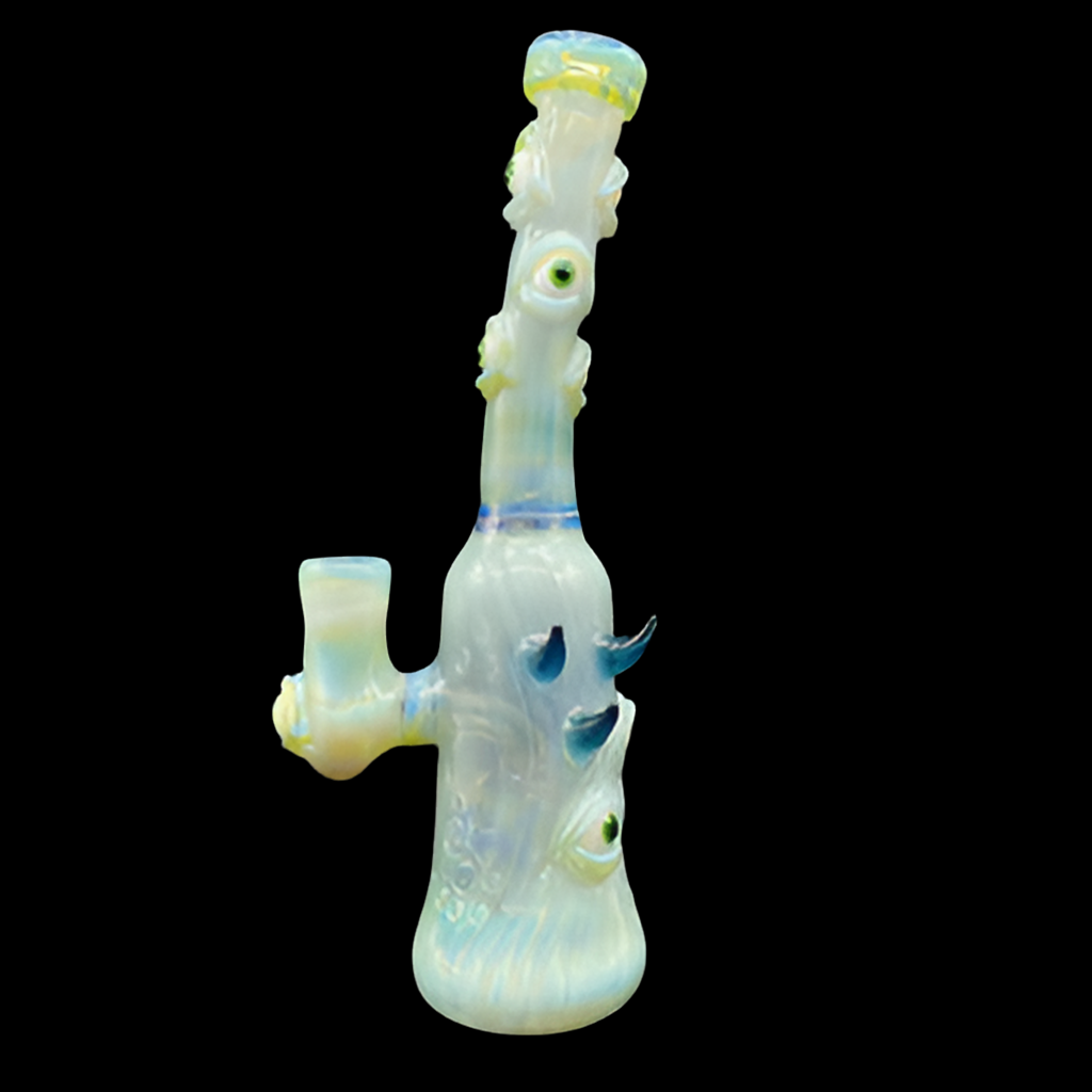 Hand-blown glass Ozone Argus Rig by Leviathan Glass