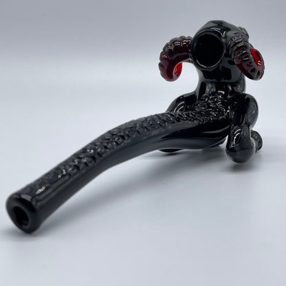 Demon dog Sherlock glass art - premium handcrafted piece
