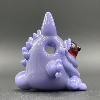 Gengar Pokémon glass pendant glass art - premium handcrafted piece