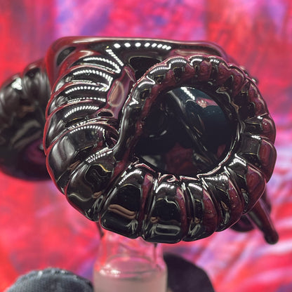 14mm black Philip slide craftsmanship - artisan glass work
