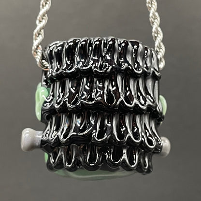 Glass Frankenstein pendant