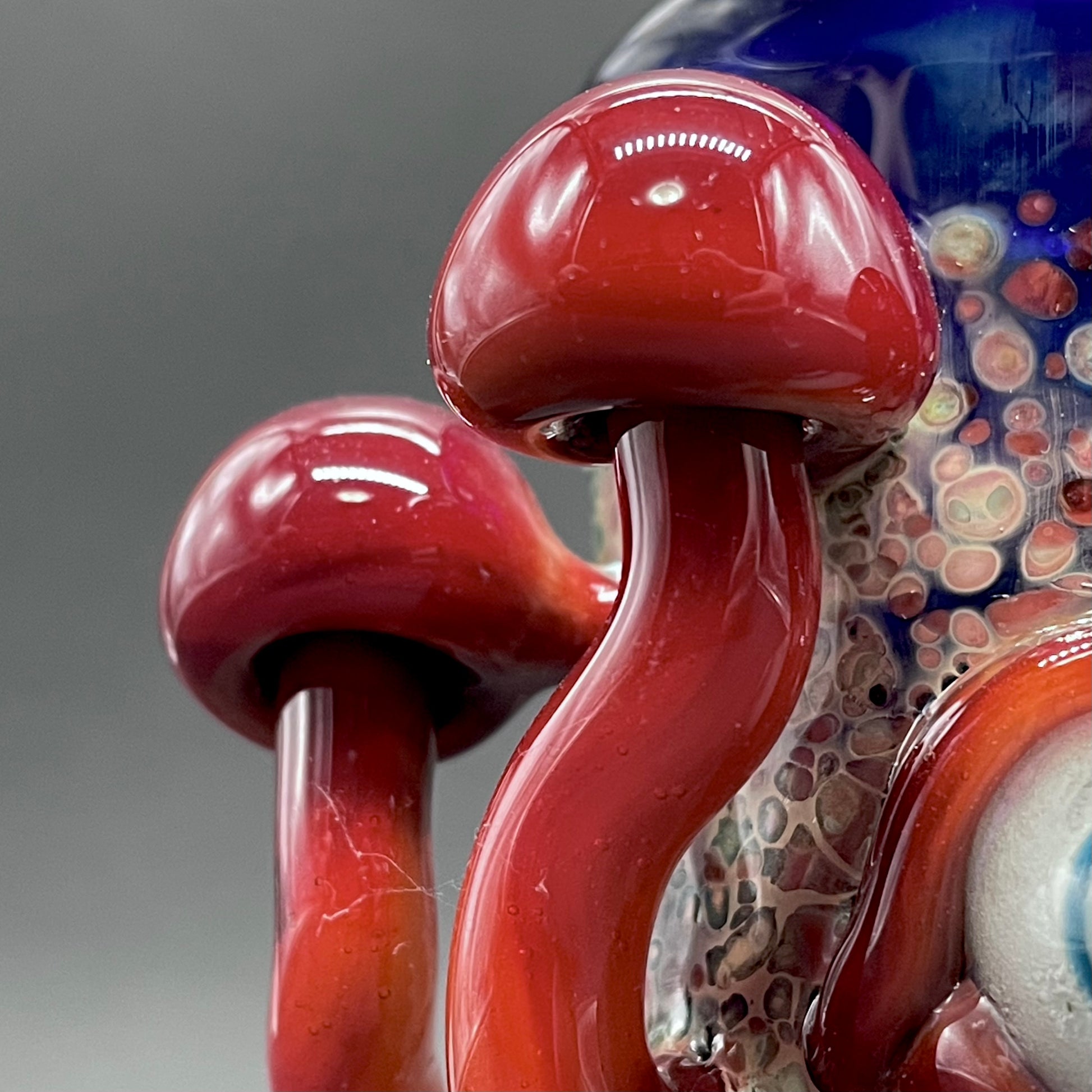 Leviathan Glass Tequila sunrise shot glass - hand-blown art