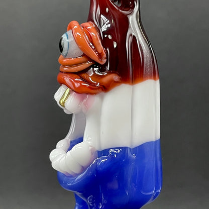 Premium Calm like a bomb pop - collectible glass art