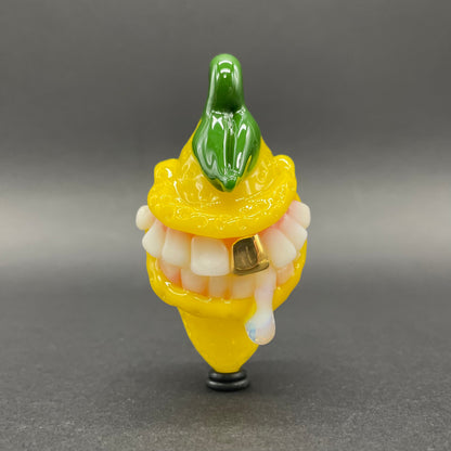 Grinning lemon pendant
