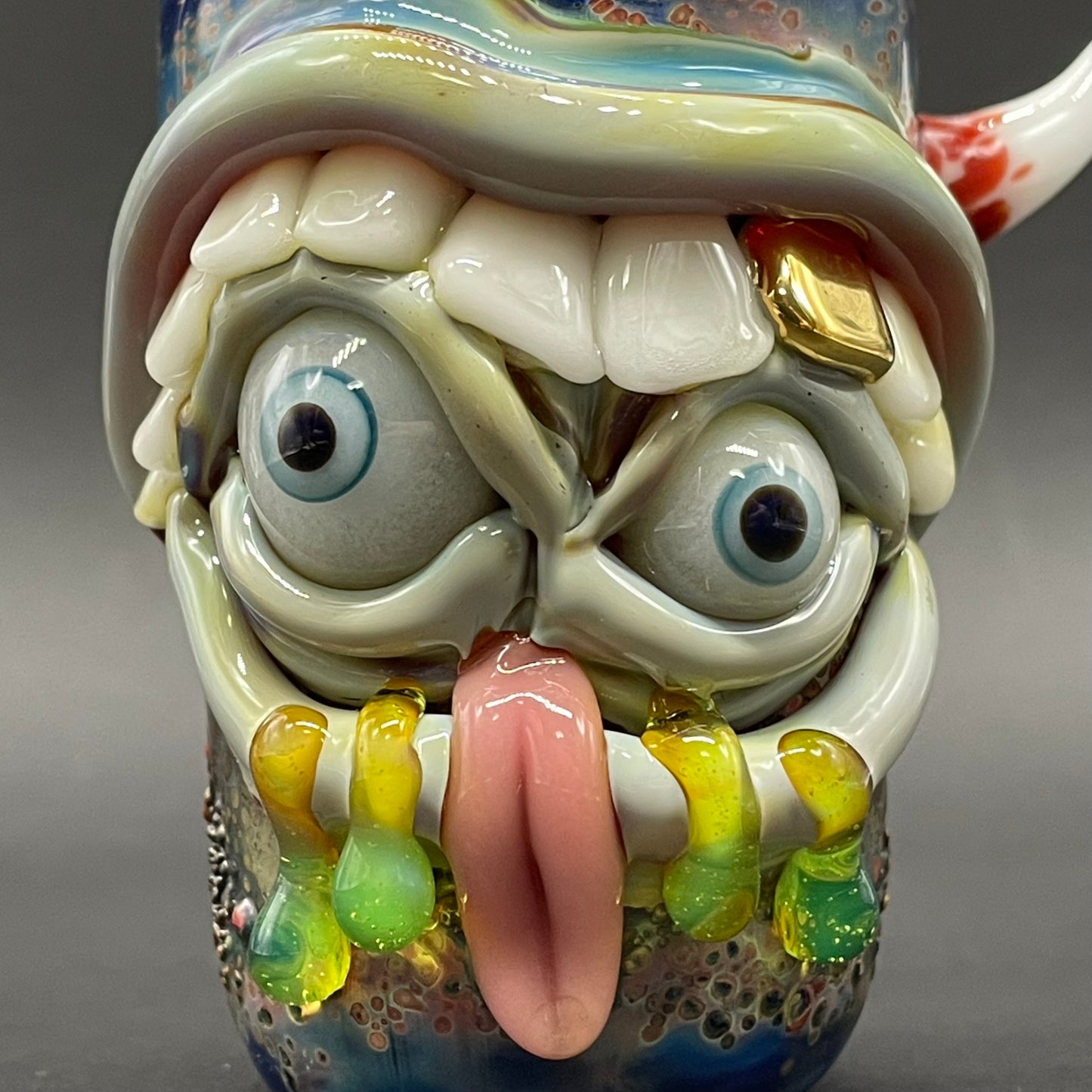 Hungry eyes monster shot glass