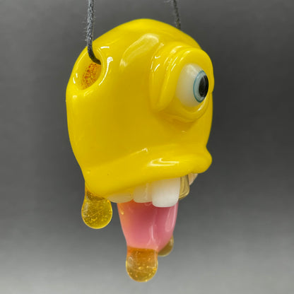 Have a nice day glass pendant glass art - premium handcrafted piece