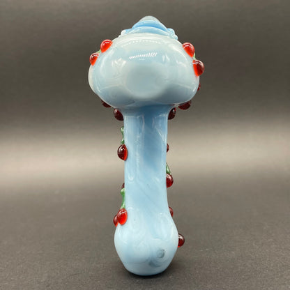 Hand-blown Cherry bomb spoon - Leviathan Glass original