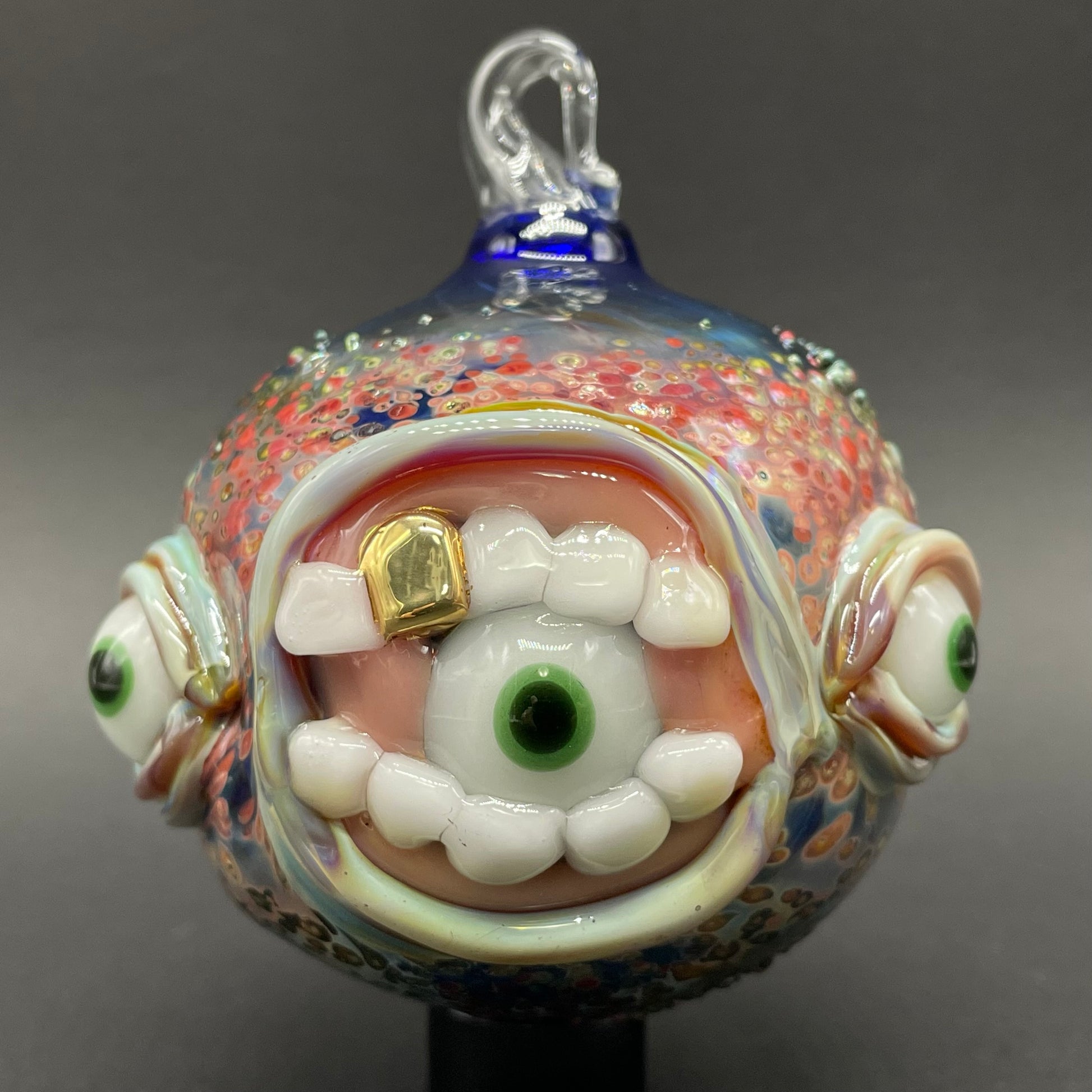 Lemmy kilmister ornament detail view - premium glass art