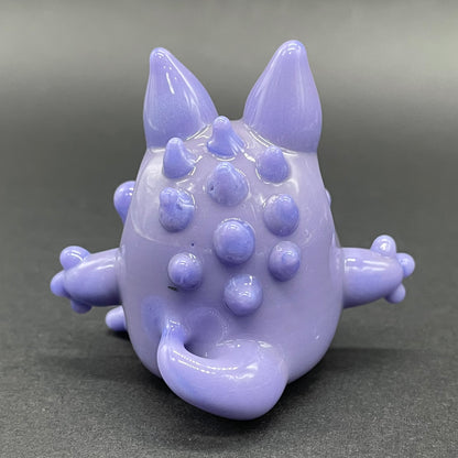 Premium Gengar Pokémon glass pendant - collectible glass art