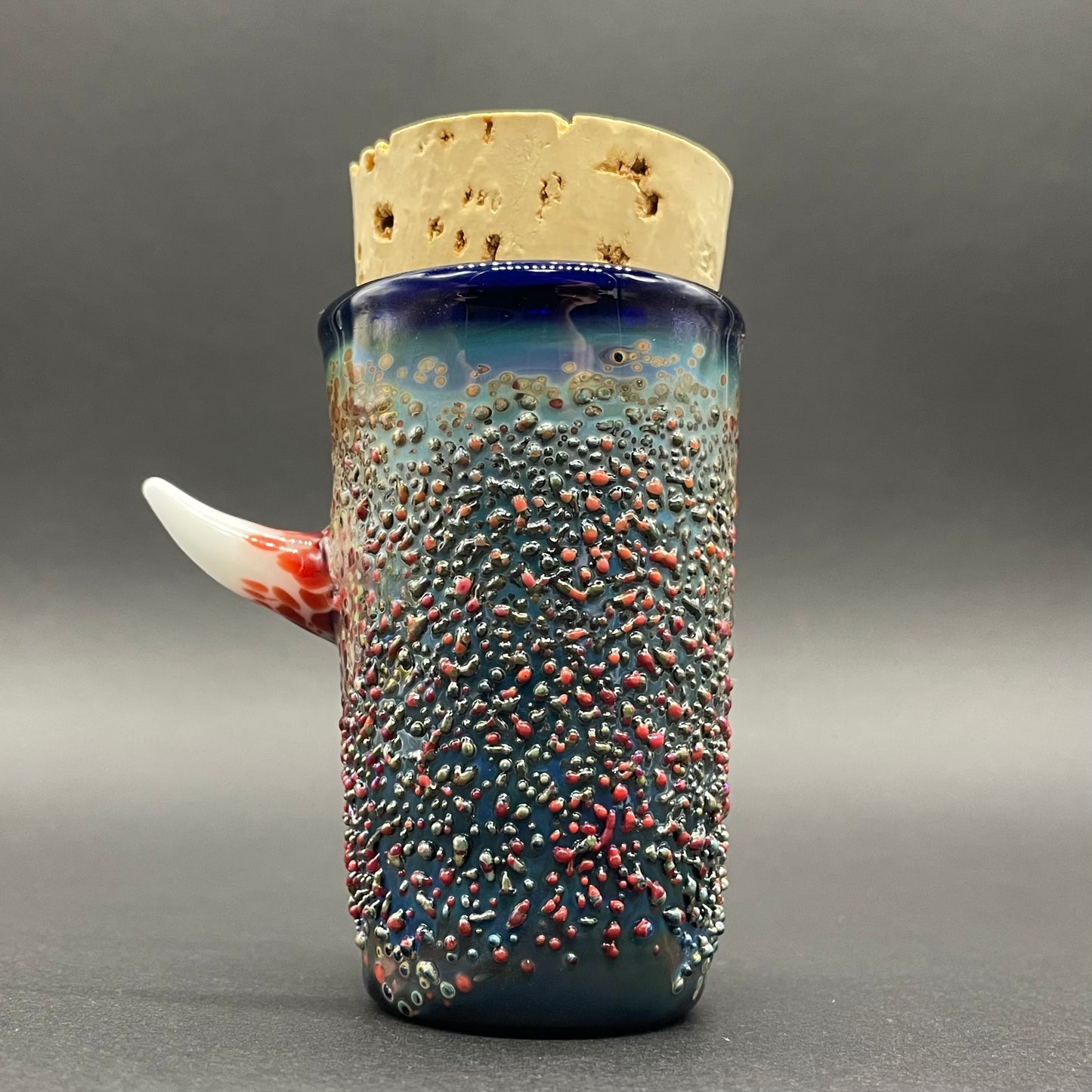 Smiley Face Cyclops Cork Jar