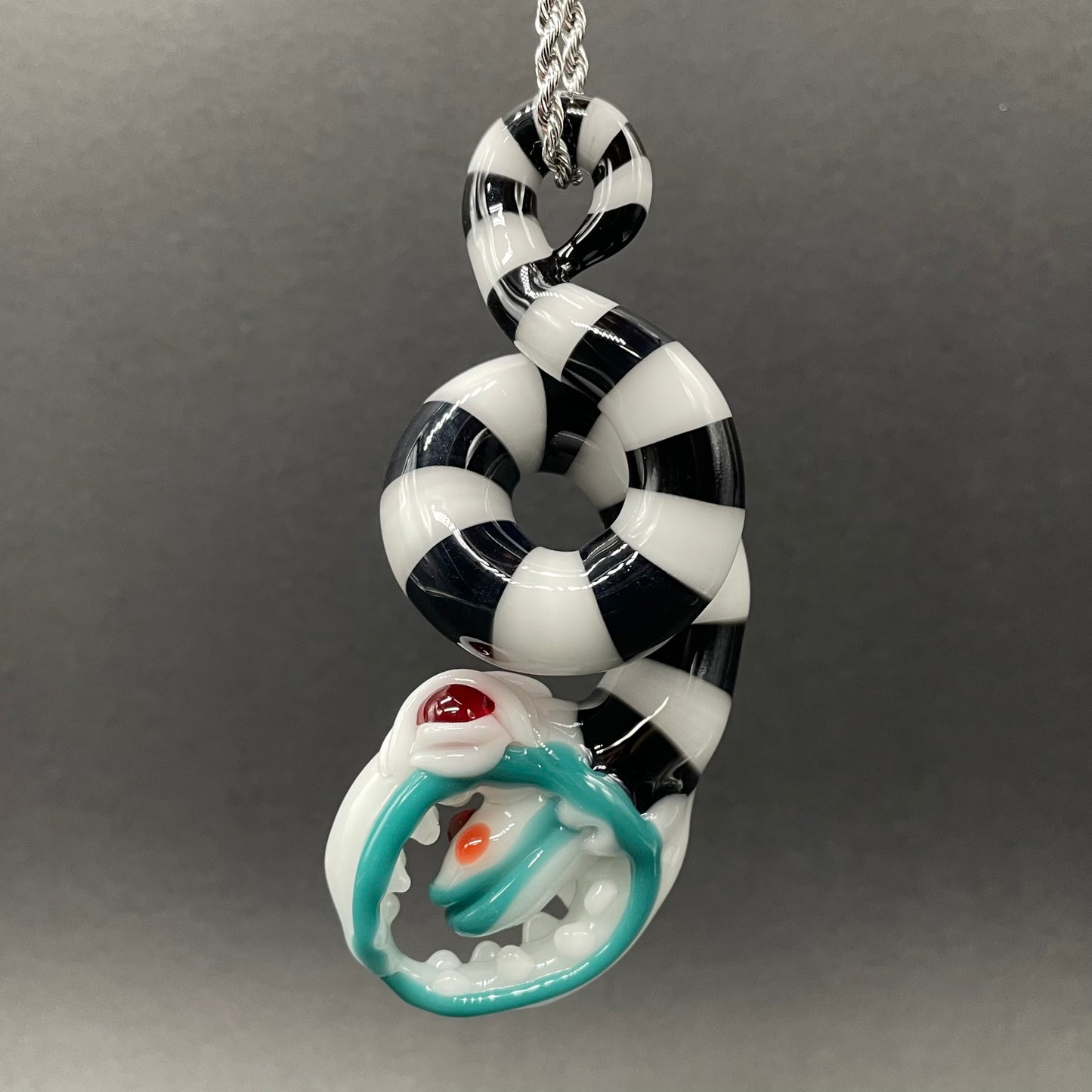 Hand-blown glass Tester by Leviathan Glass