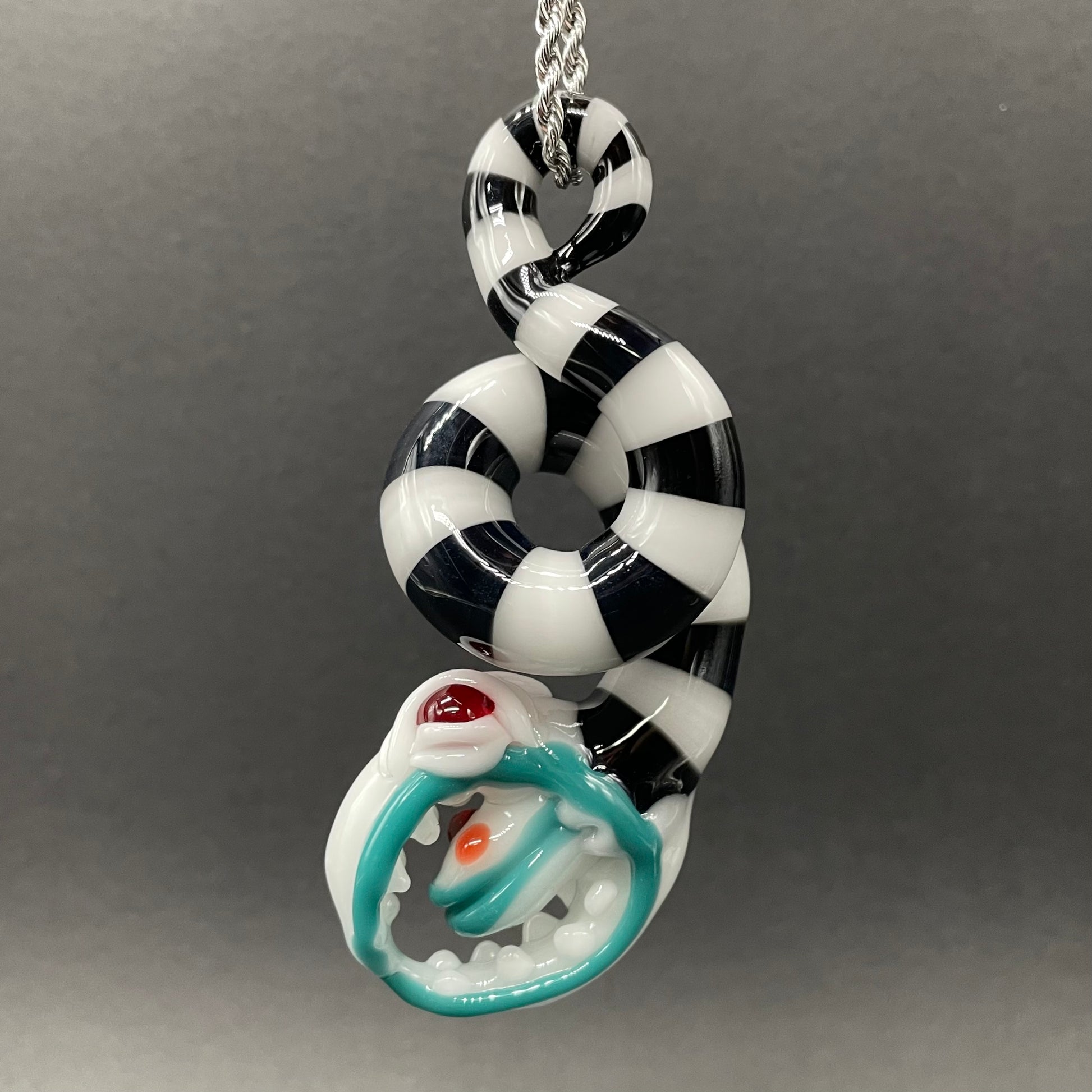 Hand-blown glass Tester by Leviathan Glass