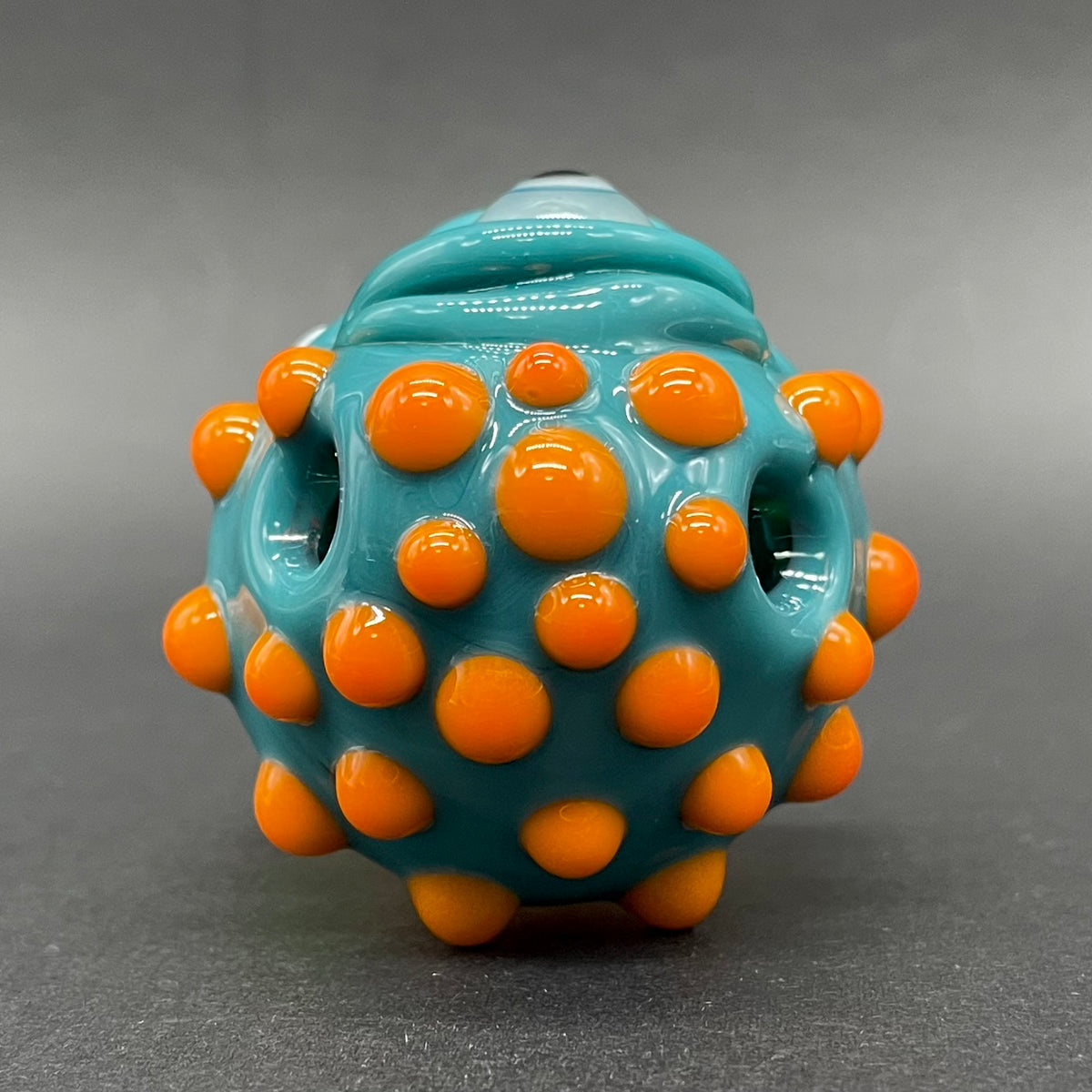 Hand-blown glass About last night glass mushroom pendant by Leviathan Glass