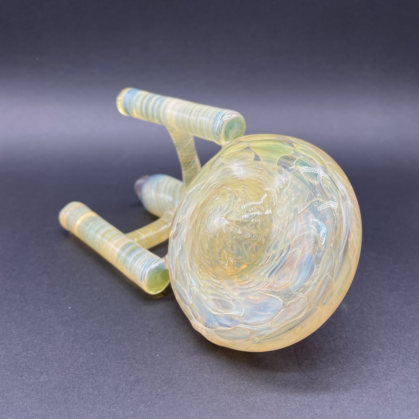 Close-up of Star Trek Enterprise - handcrafted glass