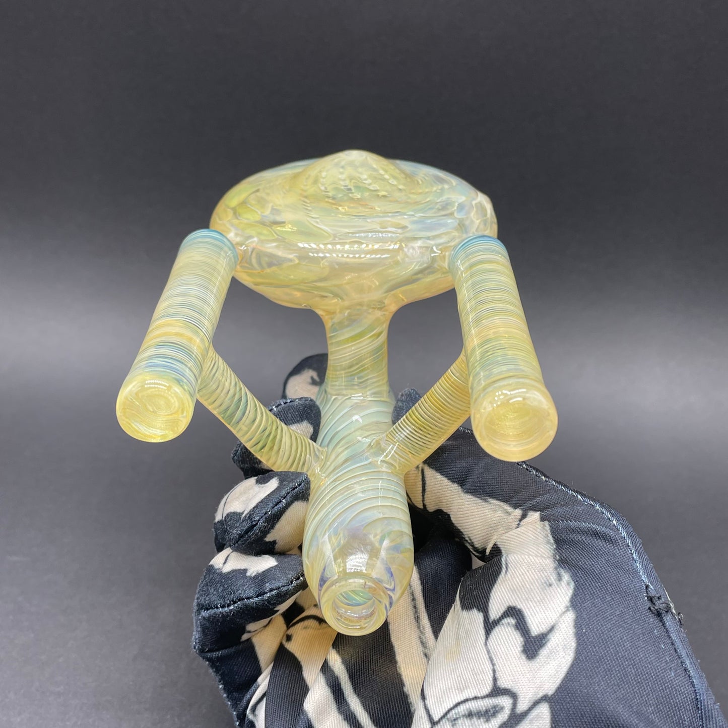 Hand-blown Star Trek Enterprise - Leviathan Glass original