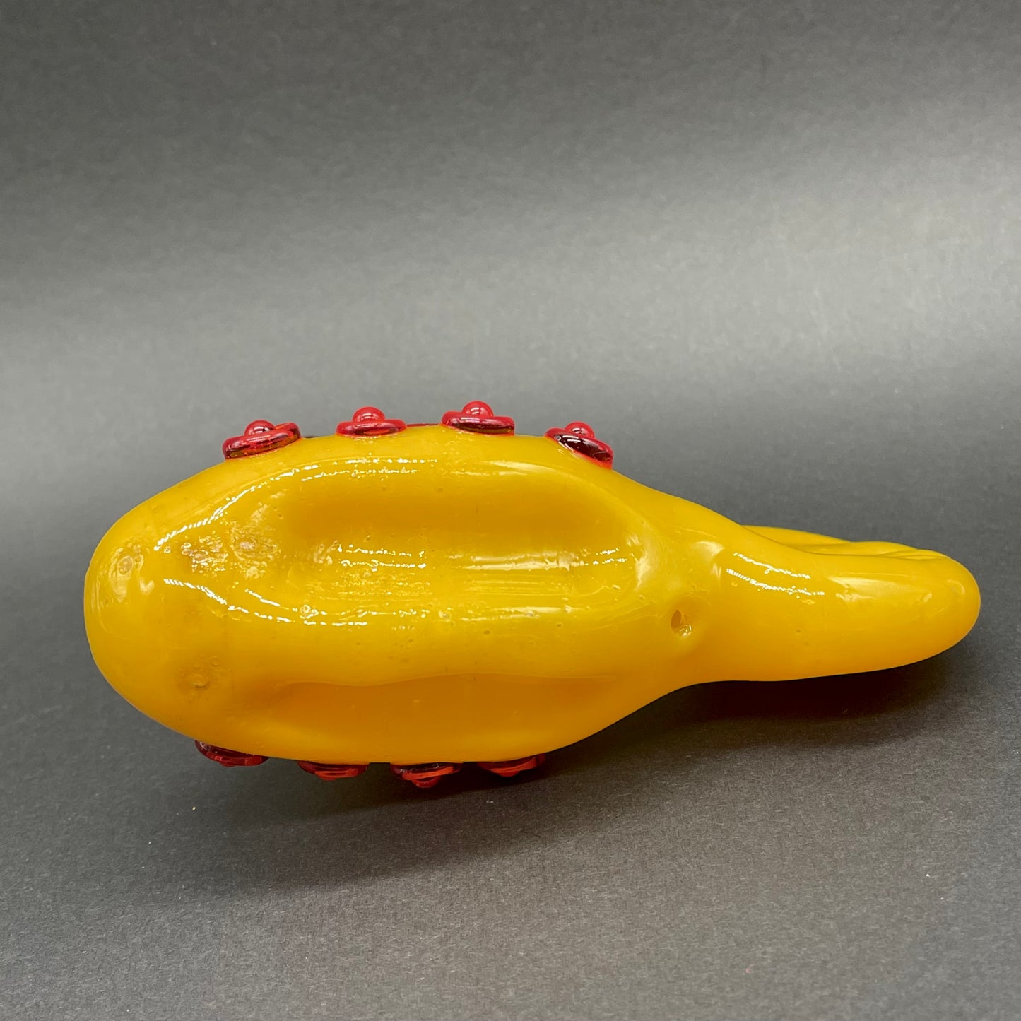 Hand-blown glass yellow submarine ornament - Leviathan Glass original