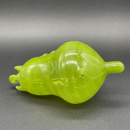 Hand-blown The Grinch - Leviathan Glass original