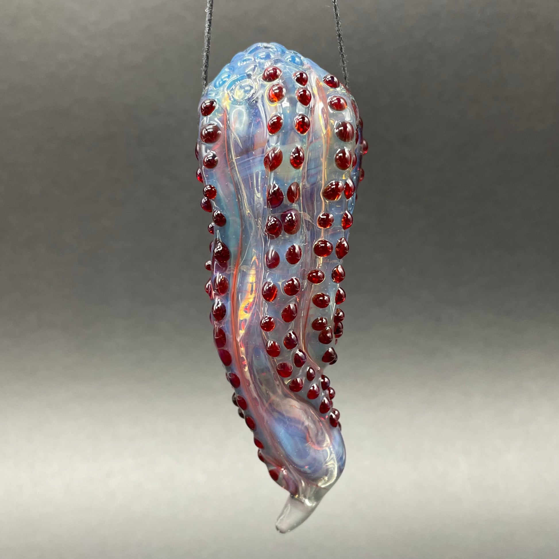 Hand-blown Antarctic Nightmare Slug - Leviathan Glass original