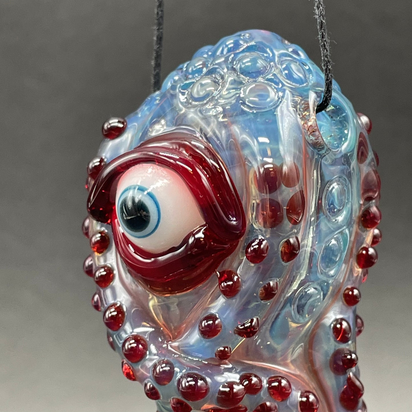 Antarctic Nightmare Slug glass art - premium handcrafted piece