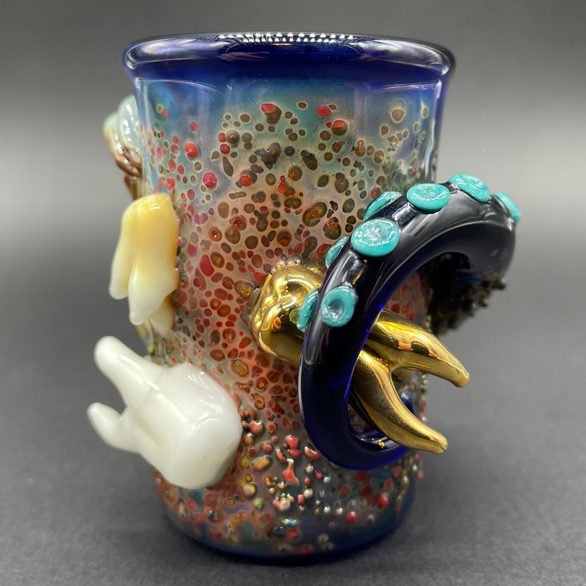 Tooth fairy shot glass glass art - premium handcrafted piece