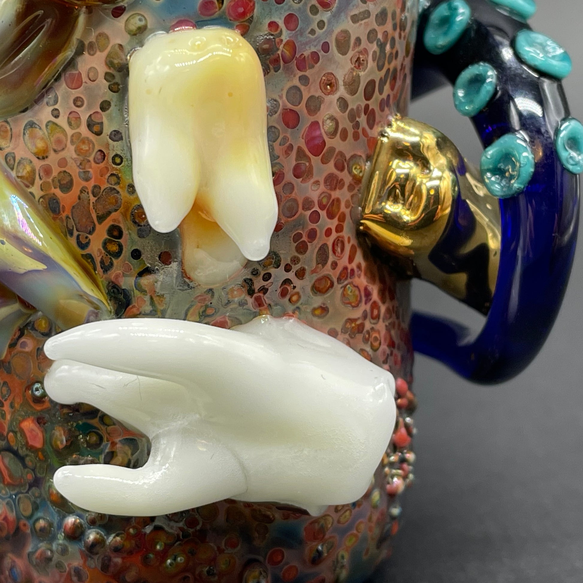 Premium Tooth fairy shot glass - collectible glass art