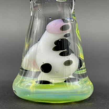 Alien Abduction Ornament (Cow) craftsmanship - artisan glass work