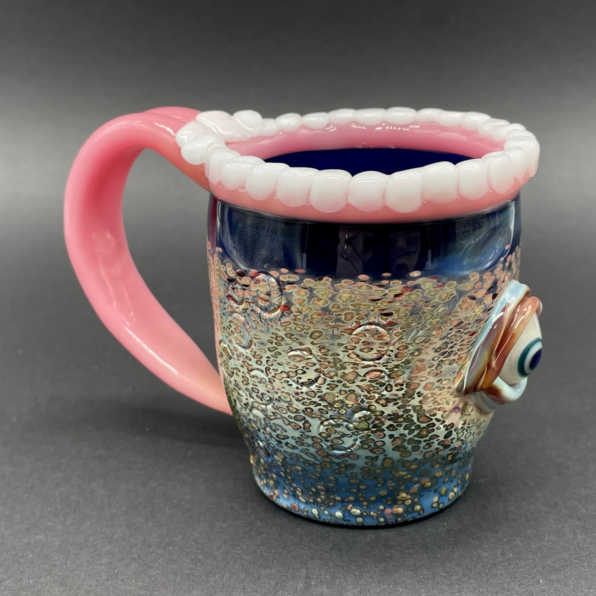 Hangry tea cup craftsmanship - artisan glass work