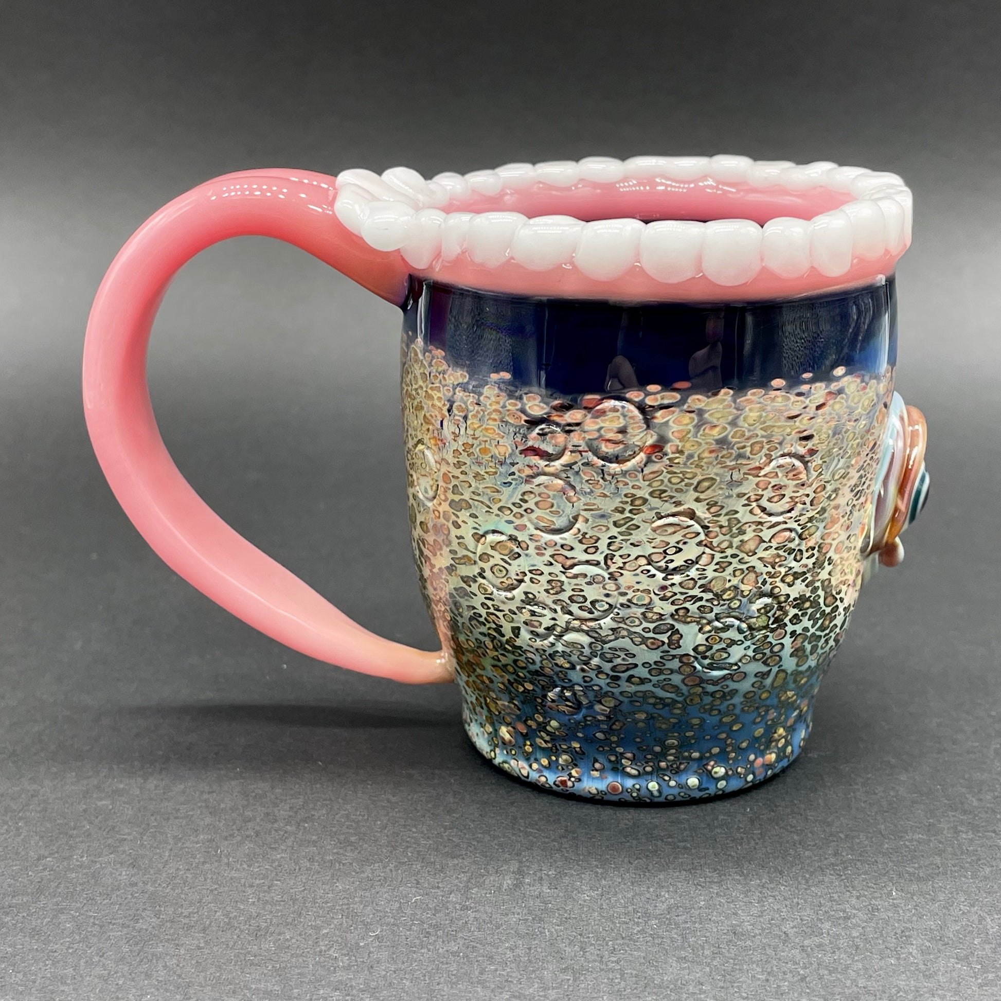 Leviathan Glass Hangry tea cup - hand-blown art