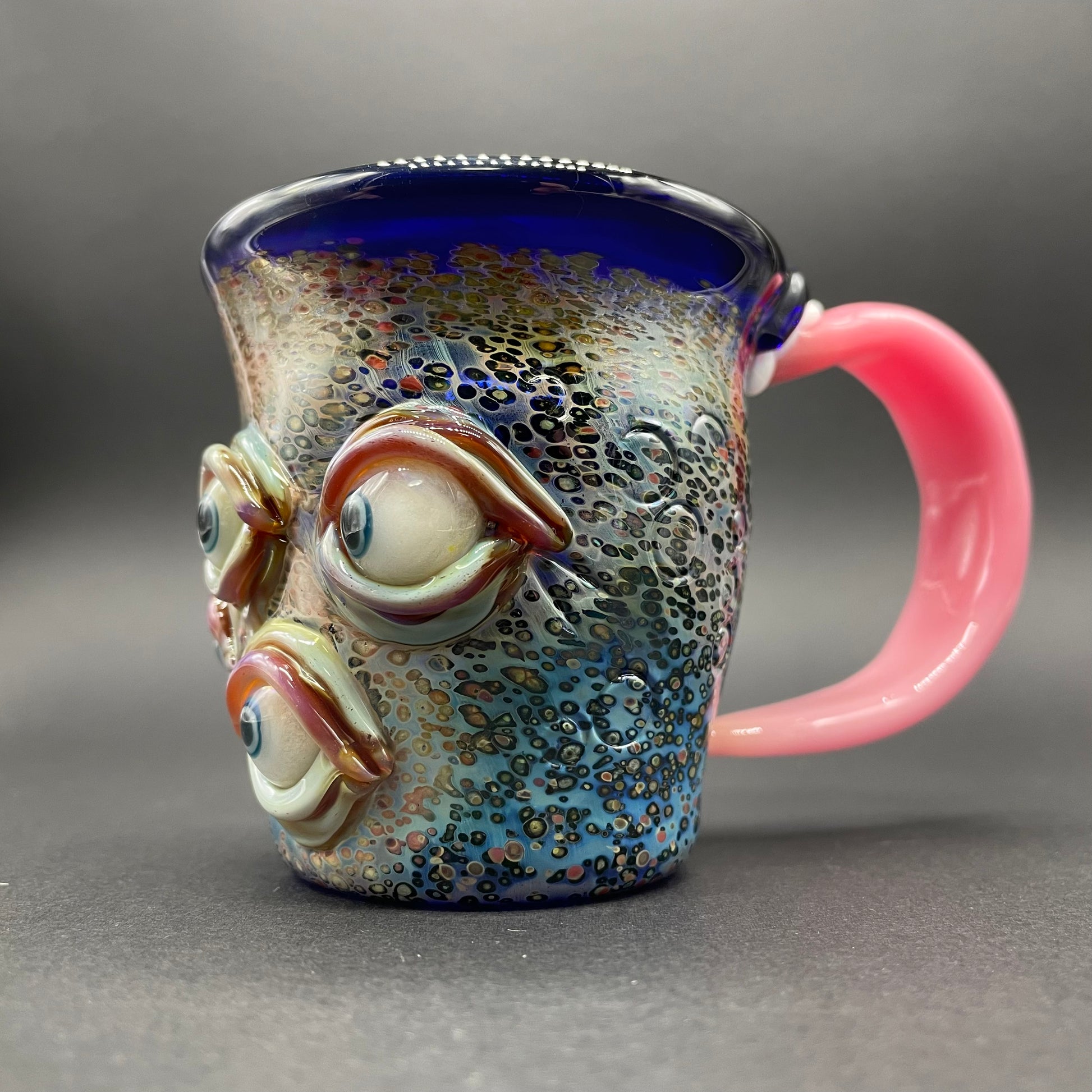 Hand-blown glass Blown Glass Tasty tea cup by Leviathan Glass