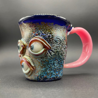 Hand-blown glass Blown Glass Tasty tea cup by Leviathan Glass
