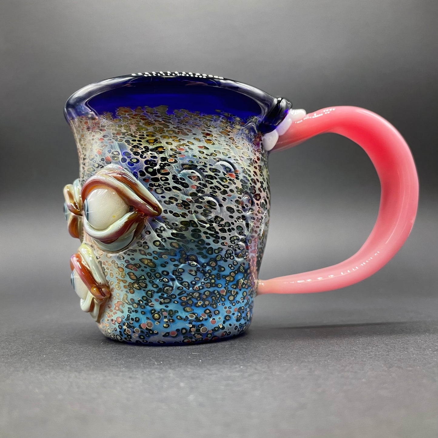 Blown Glass Tasty tea cup craftsmanship - artisan glass work