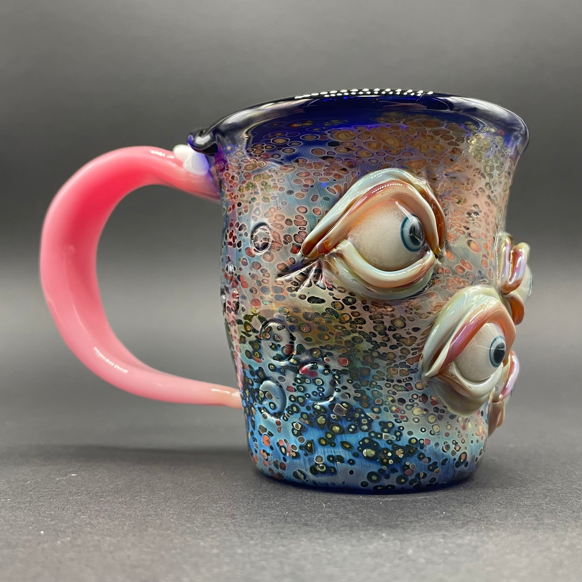 Premium Blown Glass Tasty tea cup - collectible glass art