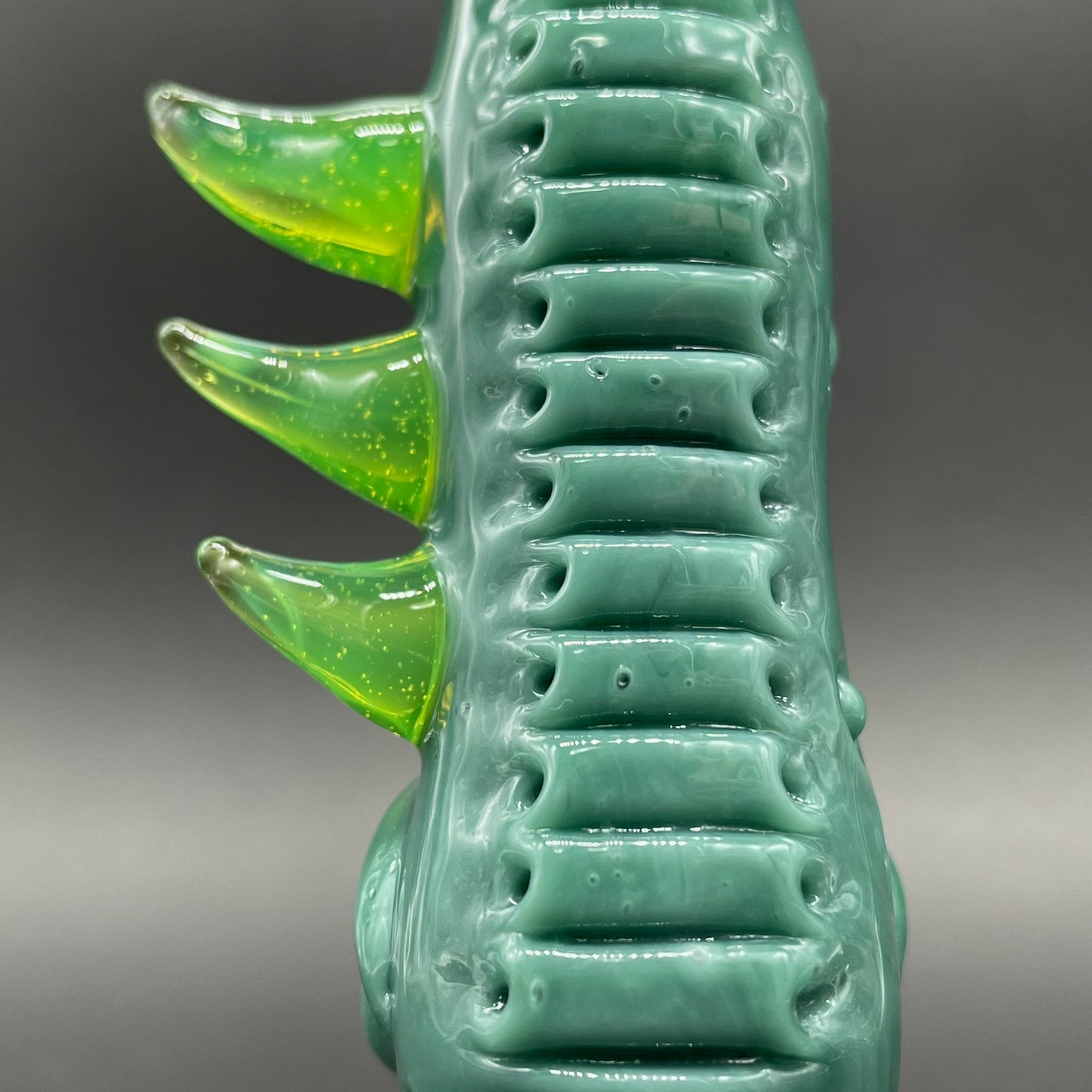 Triclops Chillum glass art - premium handcrafted piece