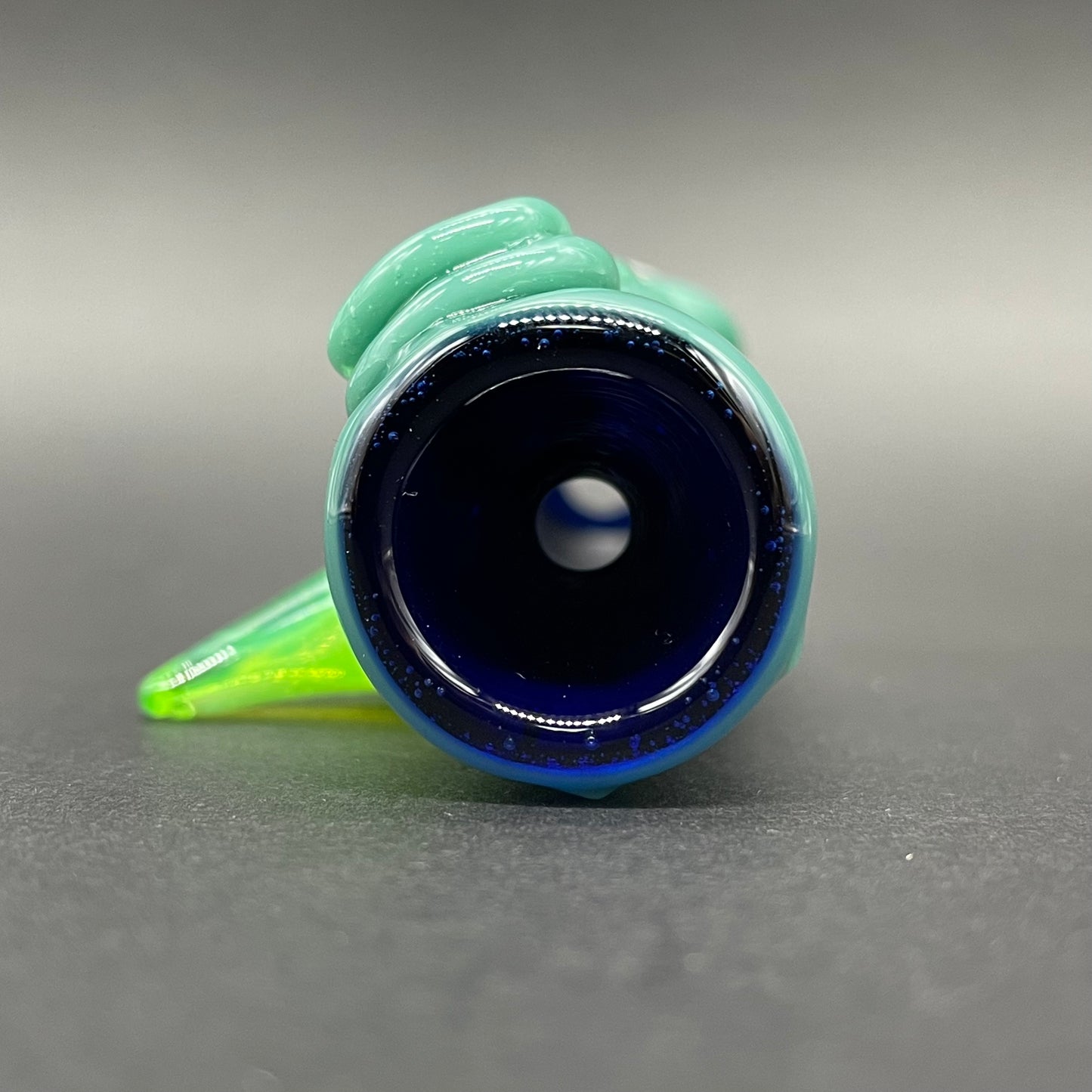 Triclops Chillum by Leviathan Glass - artisan detail
