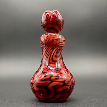 Hand-blown Small Brain potion bottle - Leviathan Glass original
