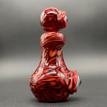 Small Brain potion bottle by Leviathan Glass - artisan detail