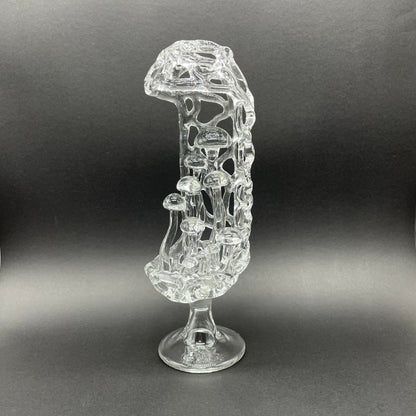 Collaboration Mushroom sculpture craftsmanship - artisan glass work