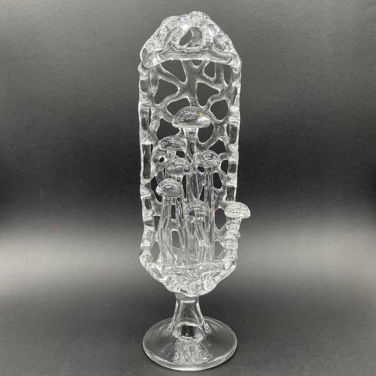 Leviathan Glass Collaboration Mushroom sculpture - hand-blown art