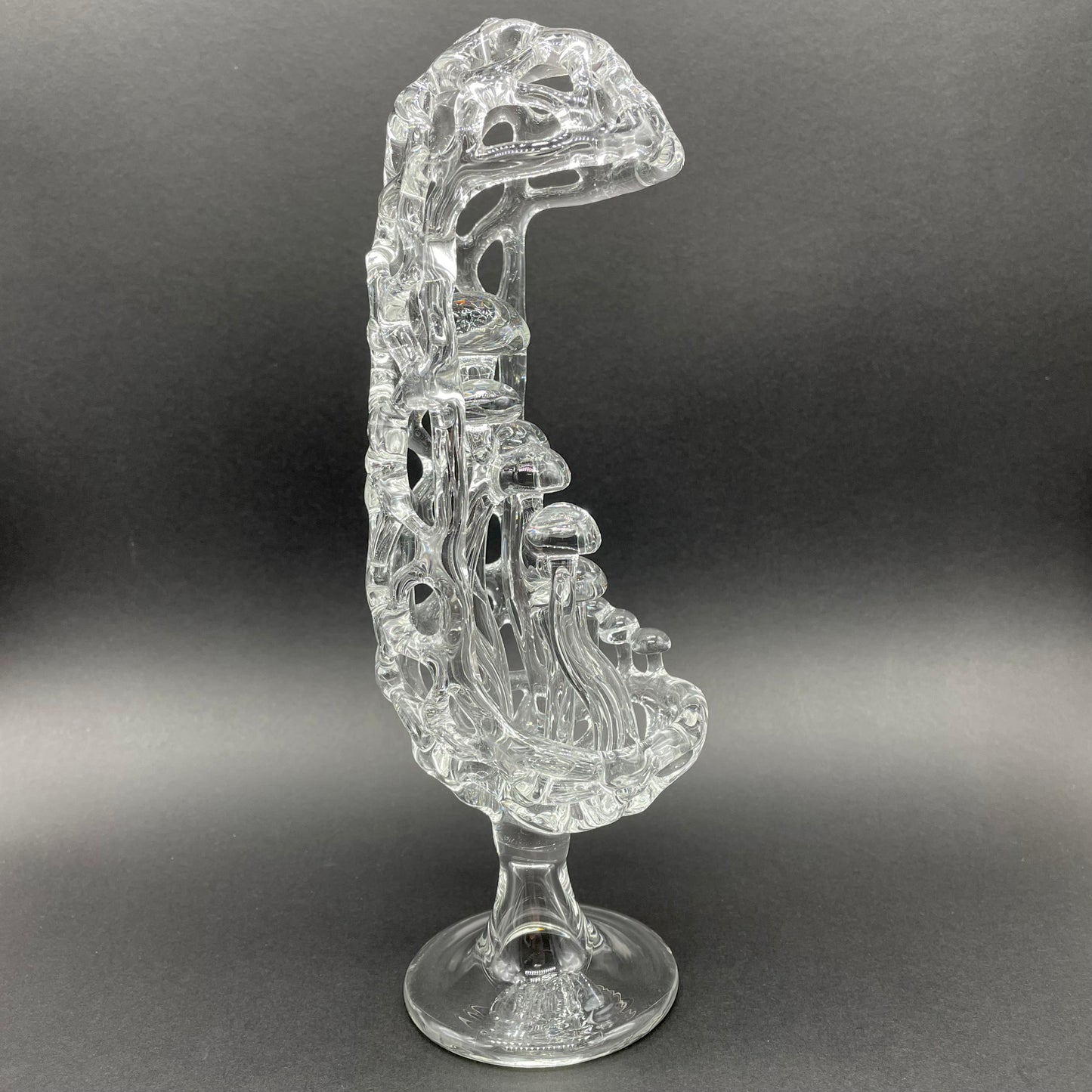Collaboration Mushroom sculpture glass art - premium handcrafted piece