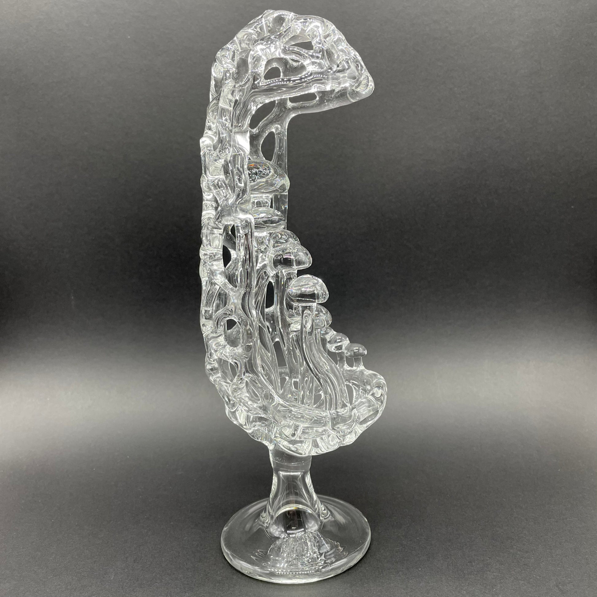 Collaboration Mushroom sculpture glass art - premium handcrafted piece