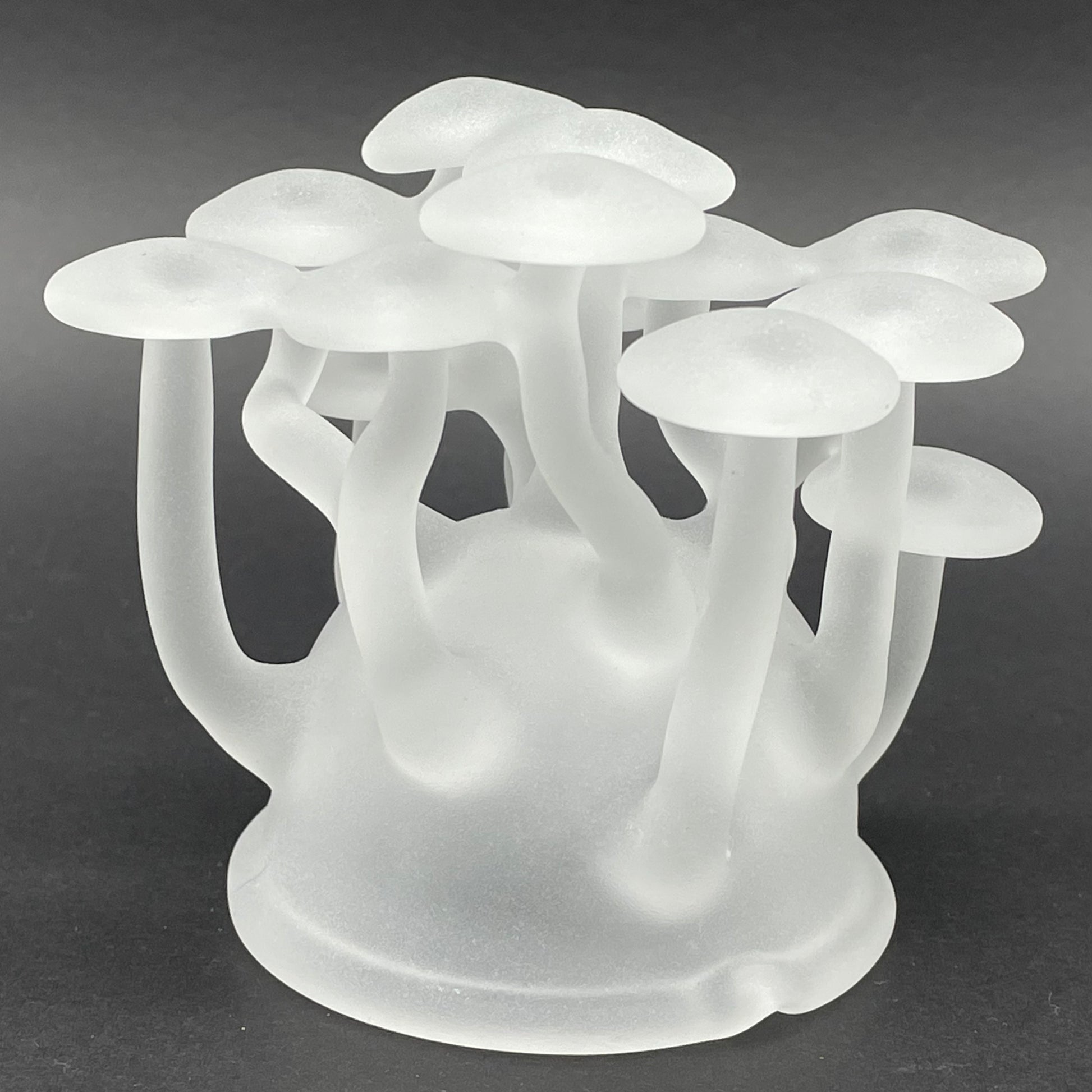 Magical Mushroom Sculpture glass art - premium handcrafted piece