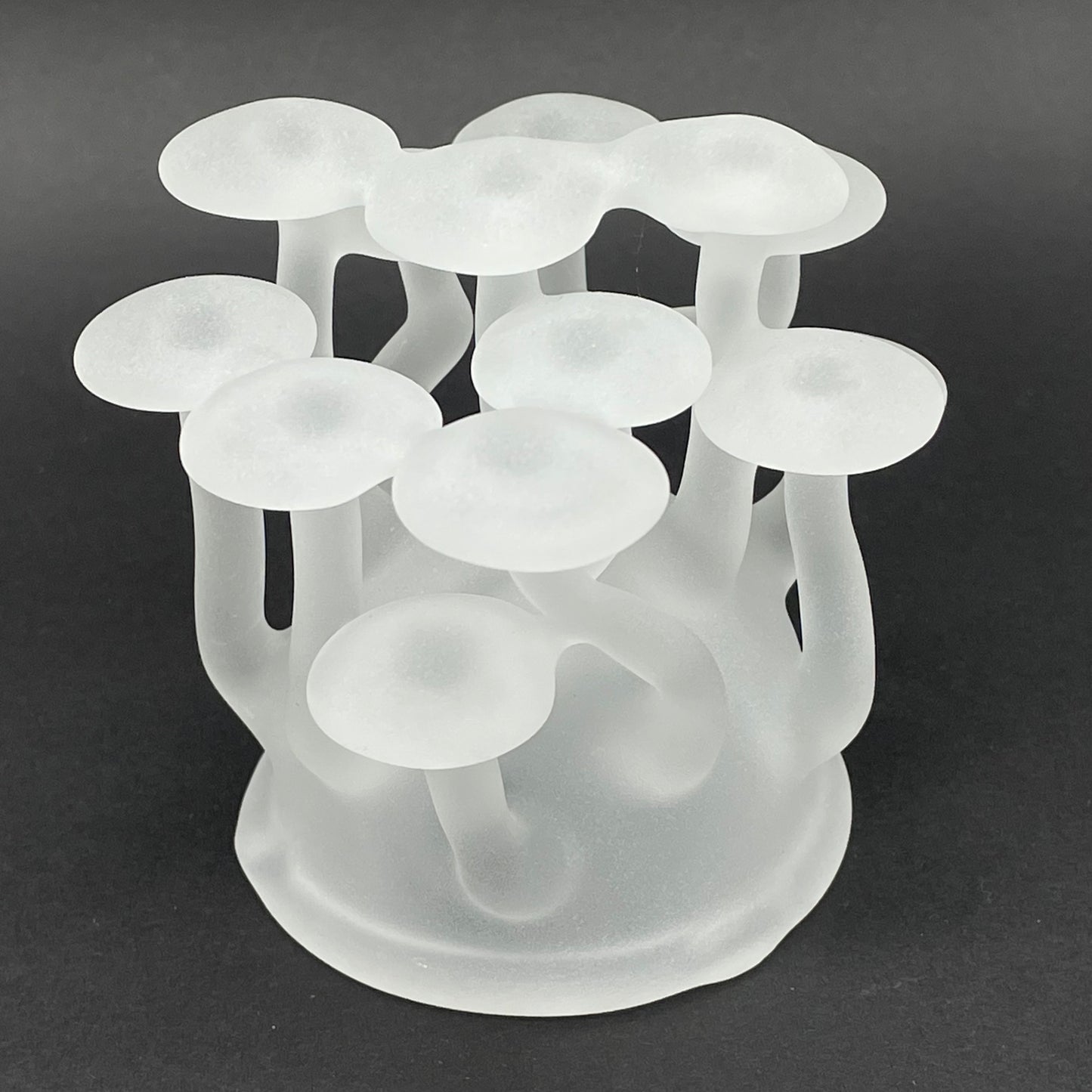 Premium Magical Mushroom Sculpture - collectible glass art