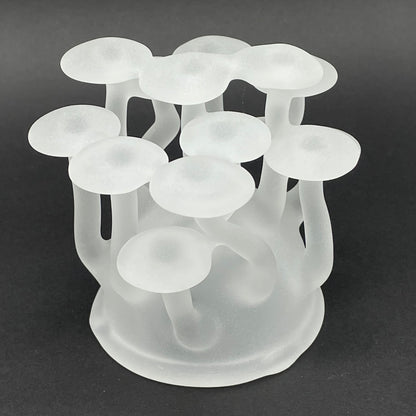 Premium Magical Mushroom Sculpture - collectible glass art