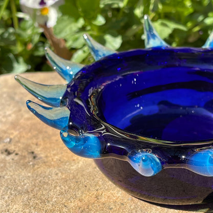 Premium Spiny ashtray - collectible glass art
