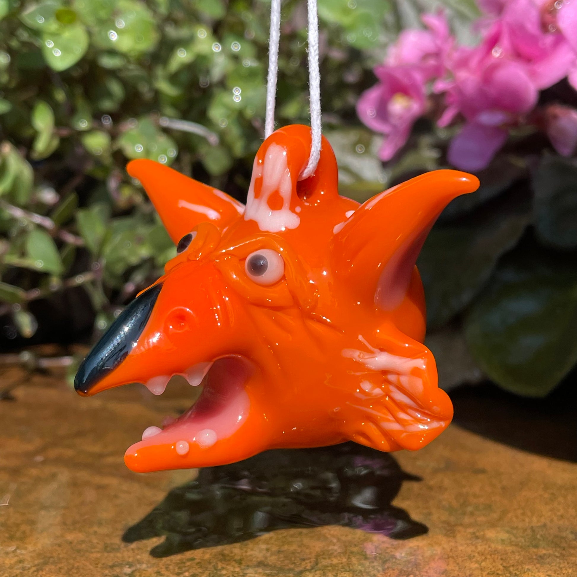 Leviathan Glass Glass Fireys pendant - hand-blown art