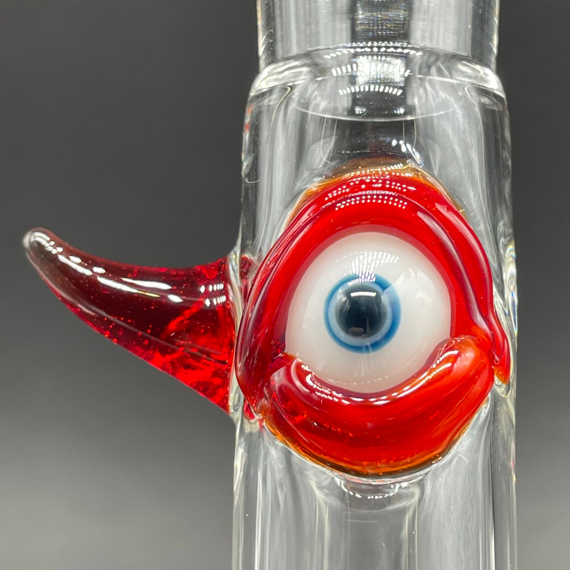 18mm 45° simple ash catch (eye) glass art - premium handcrafted piece