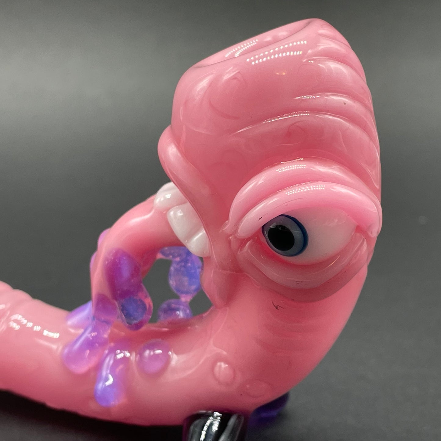 Leviathan Glass Blush sandblasted Gandalf - hand-blown art