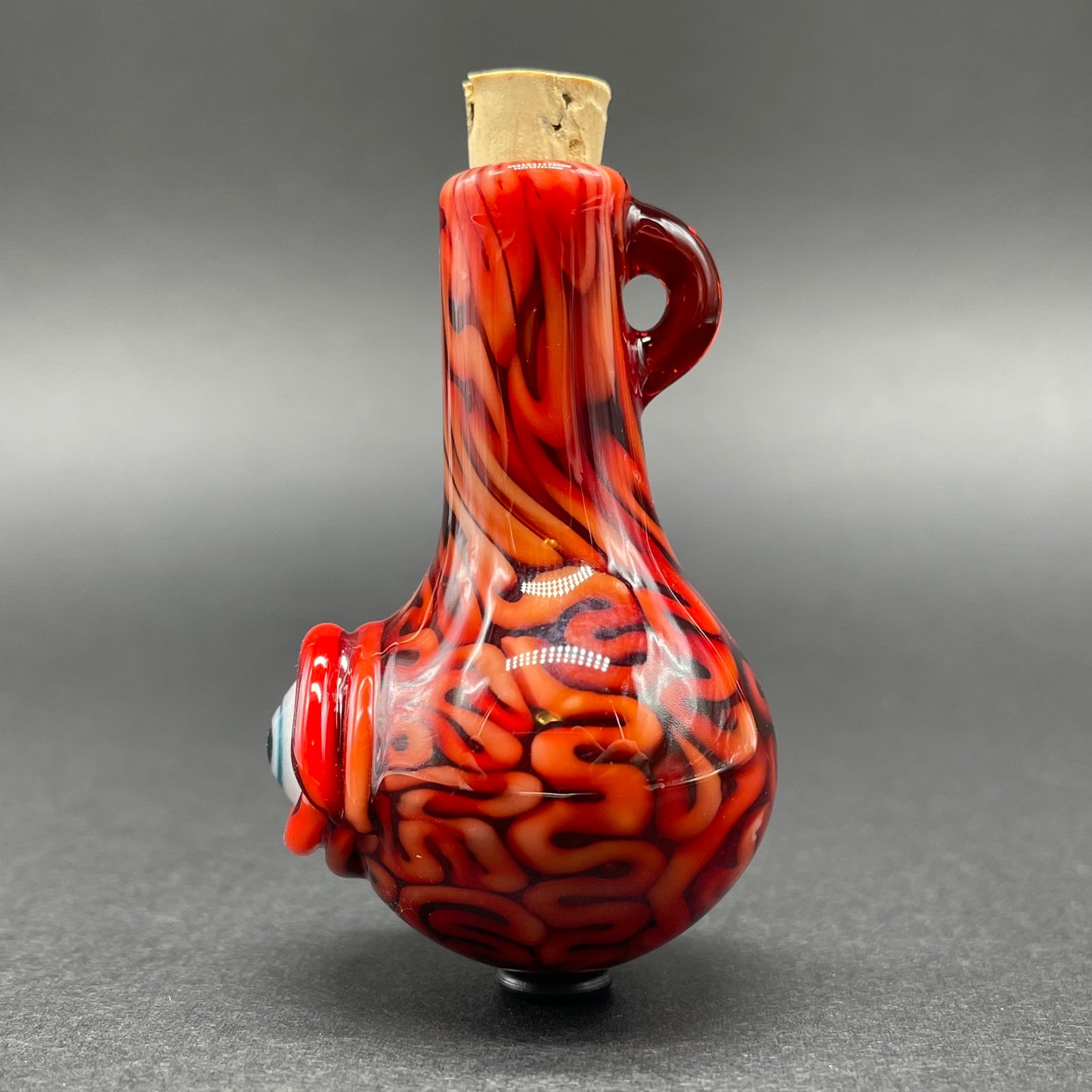 Leviathan Glass Brain potion bottle - hand-blown art