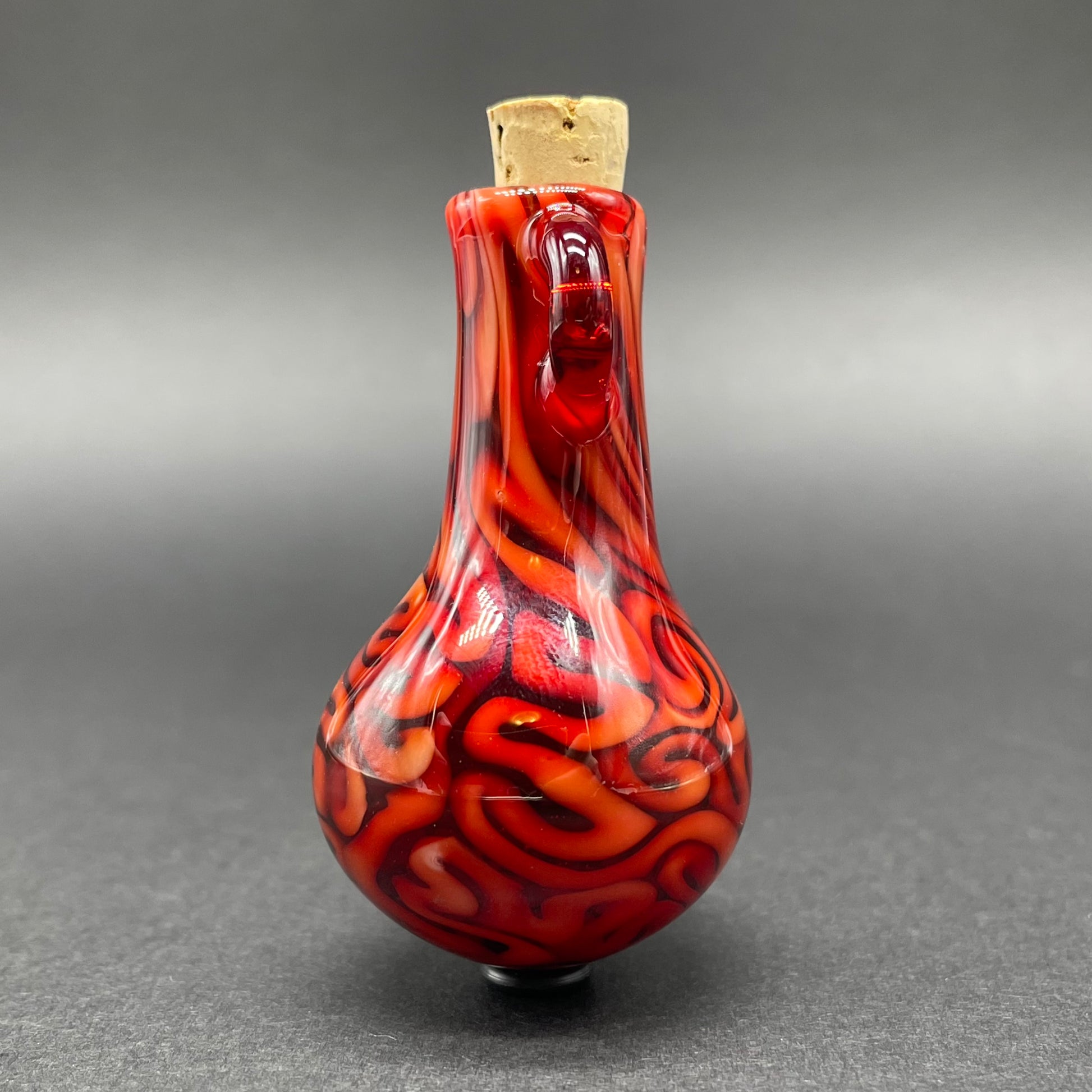 Brain potion bottle by Leviathan Glass - artisan detail
