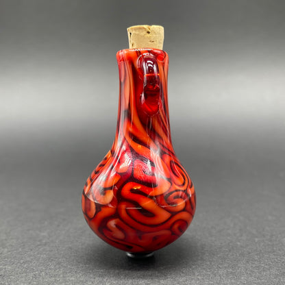Brain potion bottle by Leviathan Glass - artisan detail